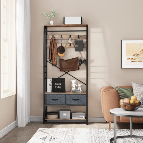 YITA Entryway Hall Living Bedroom Coat Shoe Organizer Storage Drawer Rack | Furniture | Waseeh Pakistan