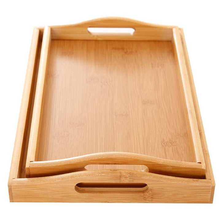 Zagged Bamboo Trays (Pack 3) | kitchen item | Waseeh Pakistan