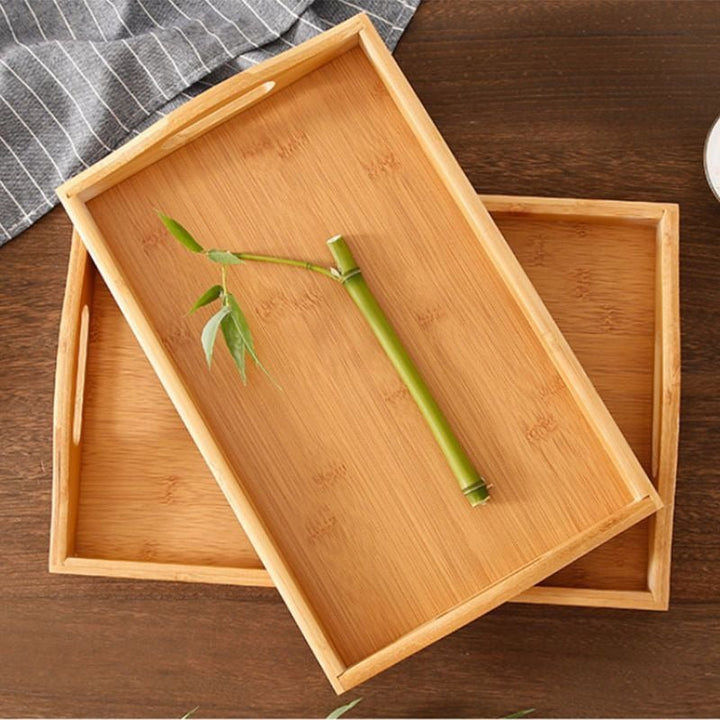 Zagged Bamboo Trays (Pack 3) | kitchen item | Waseeh Pakistan