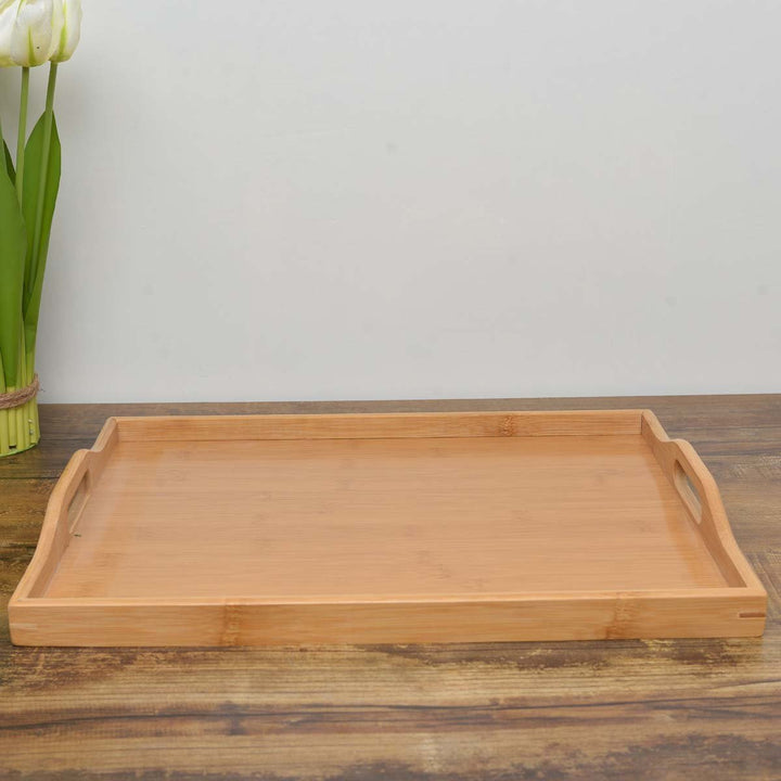 Zagged Bamboo Trays (Pack 3) | kitchen item | Waseeh Pakistan