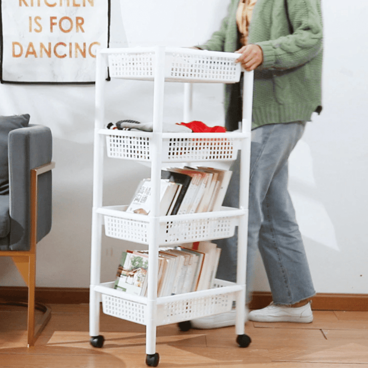 Ziggy Zack Living Lounge Kitchen Storage Organizer Trolley | Furniture | Waseeh Pakistan