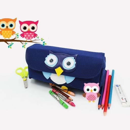 zipper pencil case - OWL | Fashion Point | Waseeh Pakistan