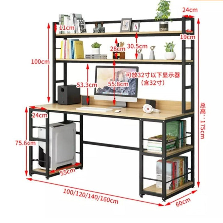 Zonial Home Office Workstation Writing Organizer Desk Table | Furniture | Waseeh Pakistan